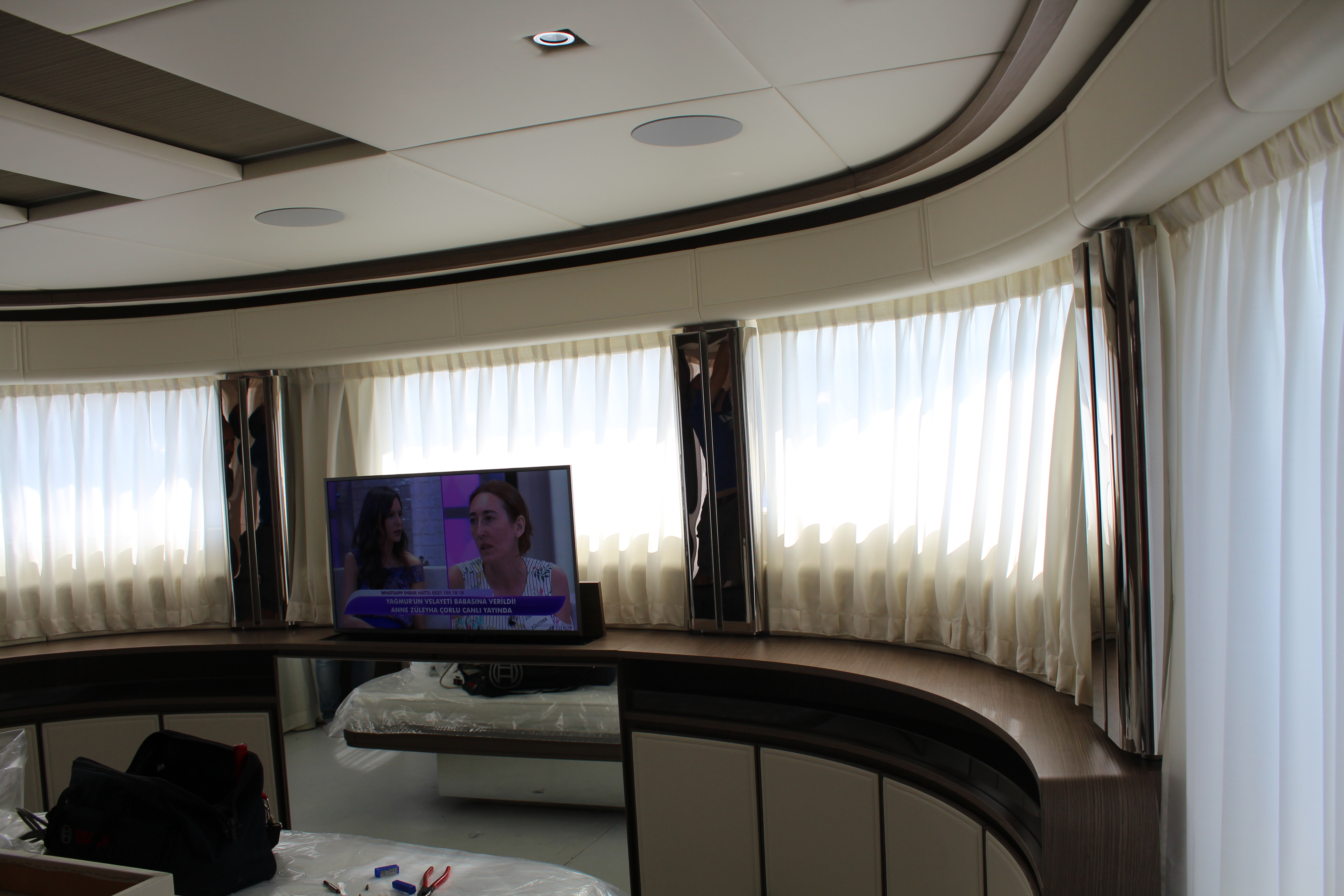 Allestimento cabina armatore yachts