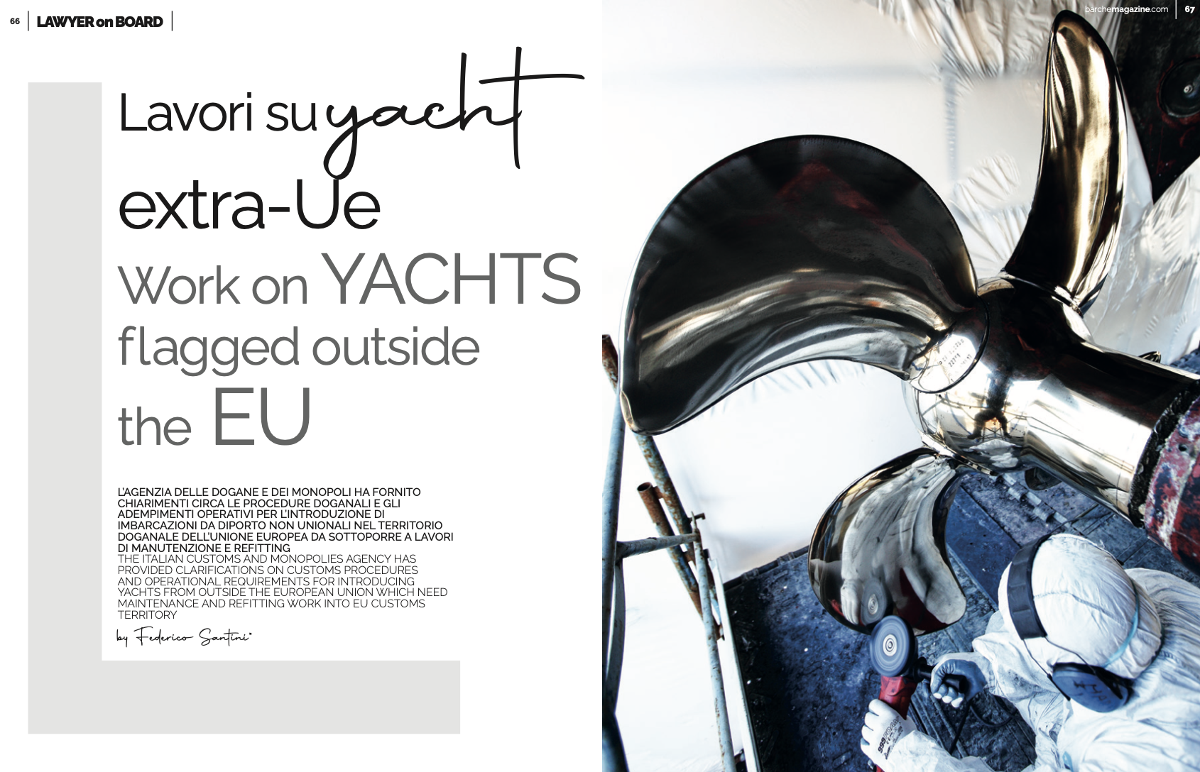 Lavori su Yachts EXTRA EU