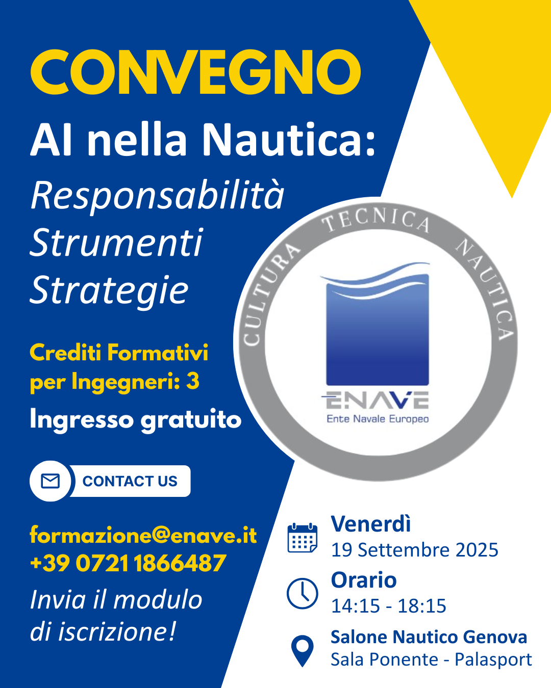 Convegno Tecnico al Salone Nautico di Genova